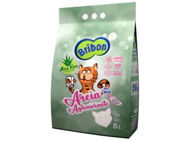 banner areia aglomerante gato gatinho aloe vera higiene claims sem poeiras neutro sem cheiros