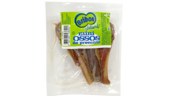mini ossos de presunto, natural