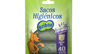 sacos higiénicos cão passeio lavanda